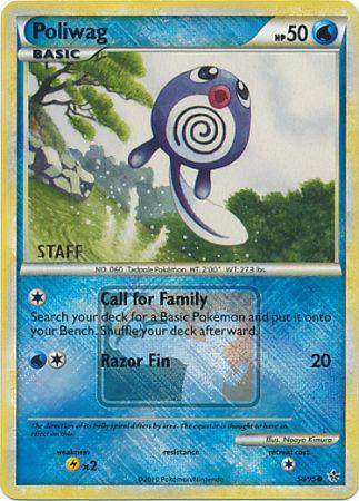 Poliwag (58/95) (League Promo Staff) [HeartGold & SoulSilver: Unleashed] | Clutch Gaming