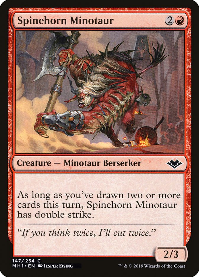 Spinehorn Minotaur [Modern Horizons] | Clutch Gaming