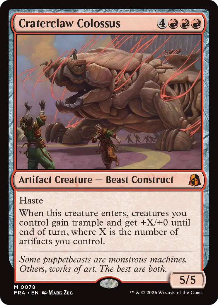 Craterclaw Colossus [Reality Fracture] | Clutch Gaming