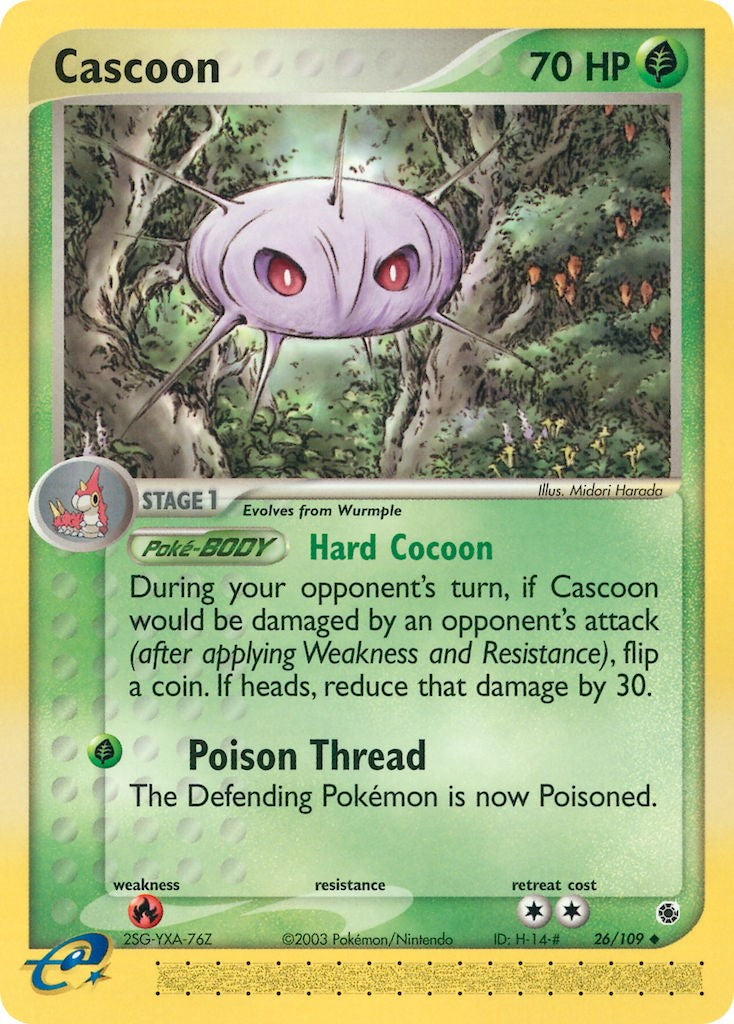 Cascoon (26/109) [EX: Ruby & Sapphire] | Clutch Gaming