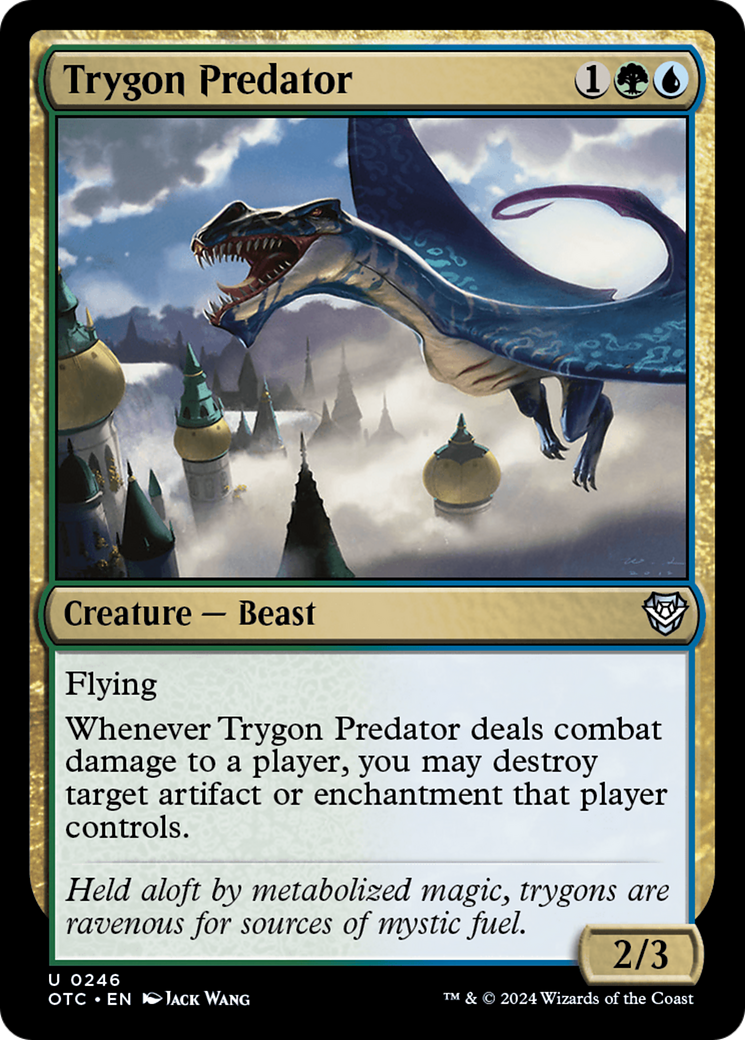 Trygon Predator [Outlaws of Thunder Junction Commander] | Clutch Gaming