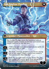 Ral, Monsoon Mage // Ral, Leyline Prodigy (Borderless) (Textured Foil) [Modern Horizons 3] | Clutch Gaming