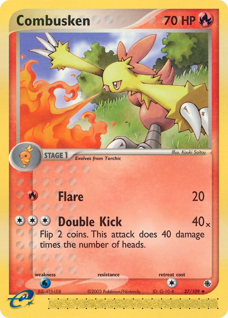 Combusken (27/109) [EX: Ruby & Sapphire] | Clutch Gaming