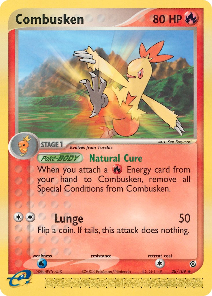 Combusken (28/109) [EX: Ruby & Sapphire] | Clutch Gaming