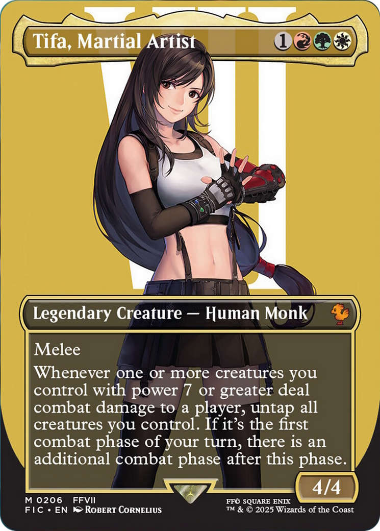 Tifa, Martial Artist (Borderless) [FINAL FANTASY Commander] | Clutch Gaming