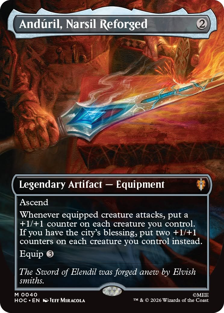 Anduril, Narsil Reforged (Borderless) [The Hobbit: Eternal-Legal] | Clutch Gaming