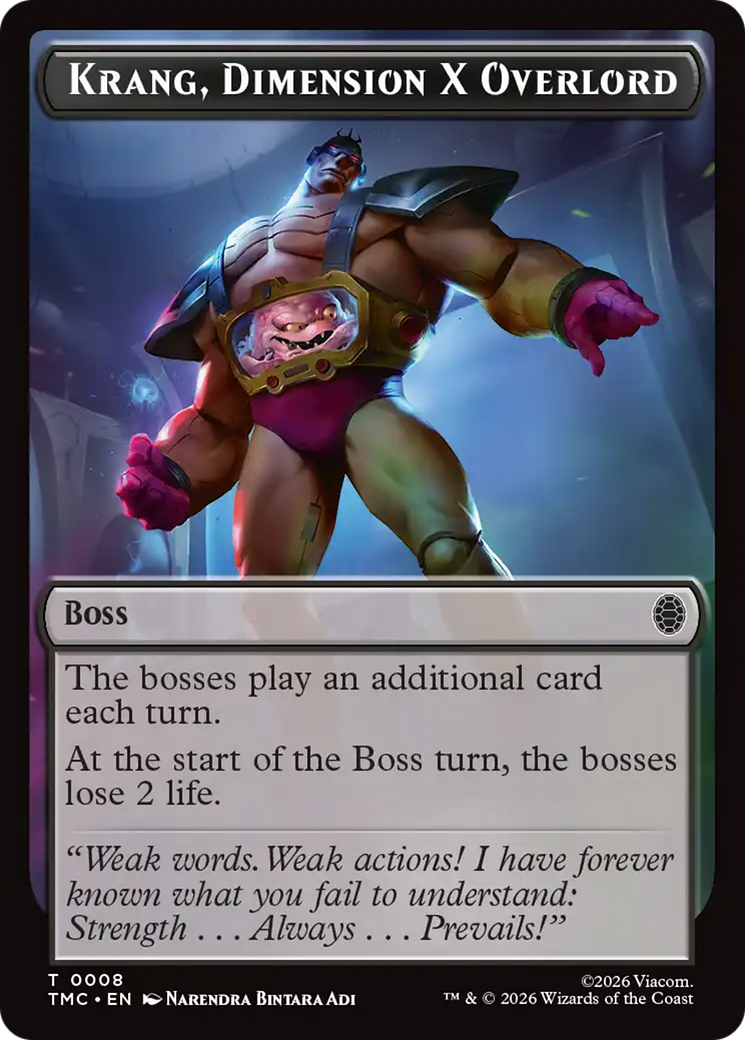 Krang, Dimension X Overlord [Teenage Mutant Ninja Turtles Commander Tokens] | Clutch Gaming