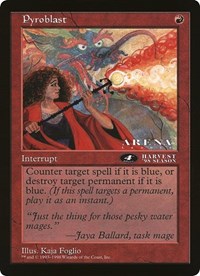 Pyroblast (4th Place) (Oversized) [Oversize Cards] | Clutch Gaming