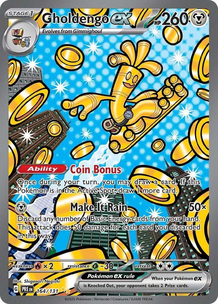 Gholdengo ex (164/131) [Scarlet & Violet: Prismatic Evolutions] | Clutch Gaming