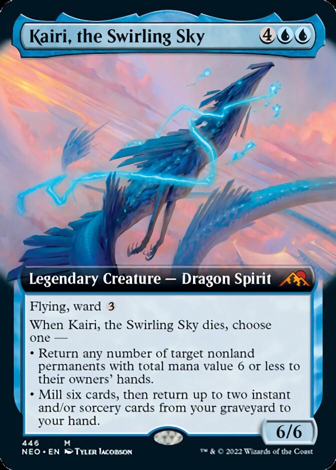 Kairi, the Swirling Sky (Extended Art) [Kamigawa: Neon Dynasty] | Clutch Gaming