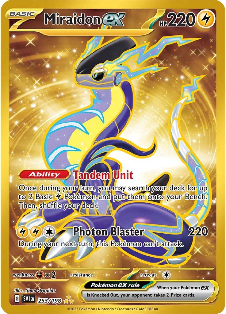 Miraidon ex (253/198) [Scarlet & Violet: Base Set] | Clutch Gaming