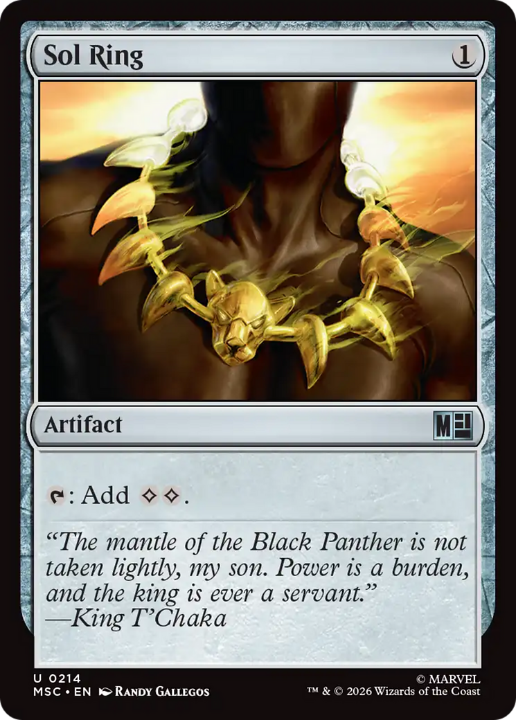 Sol Ring (0214) (Surge Foil) [Marvel Super Heroes Commander] | Clutch Gaming