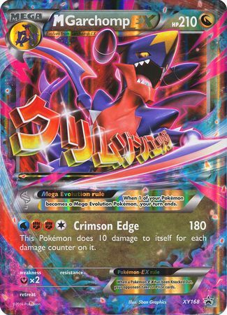 M Garchomp EX (XY168) (Jumbo Card) [XY: Black Star Promos] | Clutch Gaming