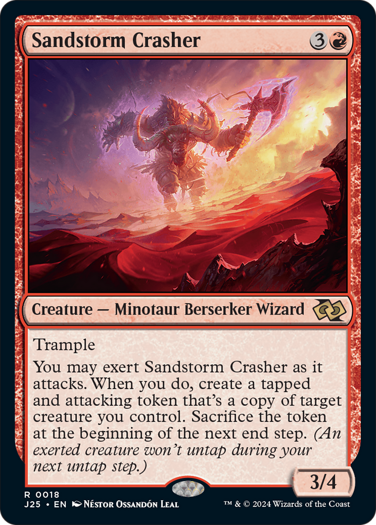 Sandstorm Crasher [Foundations Jumpstart] | Clutch Gaming