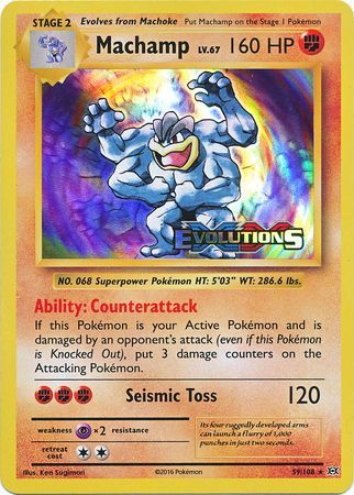 Machamp (59/108) (XY Evolutions Prerelease) [XY: Black Star Promos] | Clutch Gaming