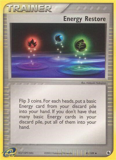Energy Restore (81/109) [EX: Ruby & Sapphire] | Clutch Gaming