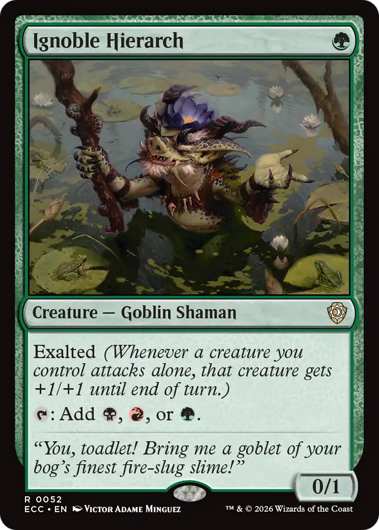 Ignoble Hierarch [Lorwyn Eclipsed Commander] | Clutch Gaming