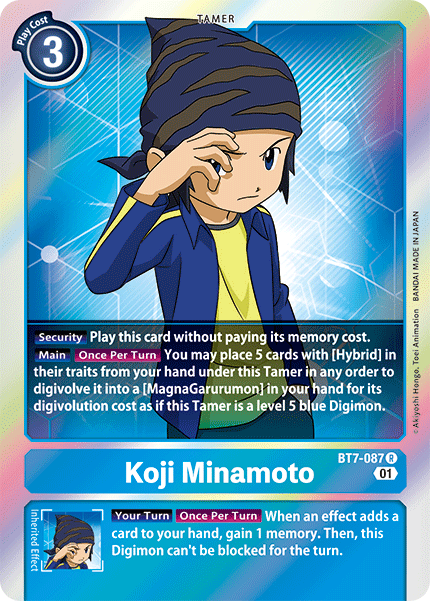 Koji Minamoto [BT7-087] [Next Adventure] | Clutch Gaming