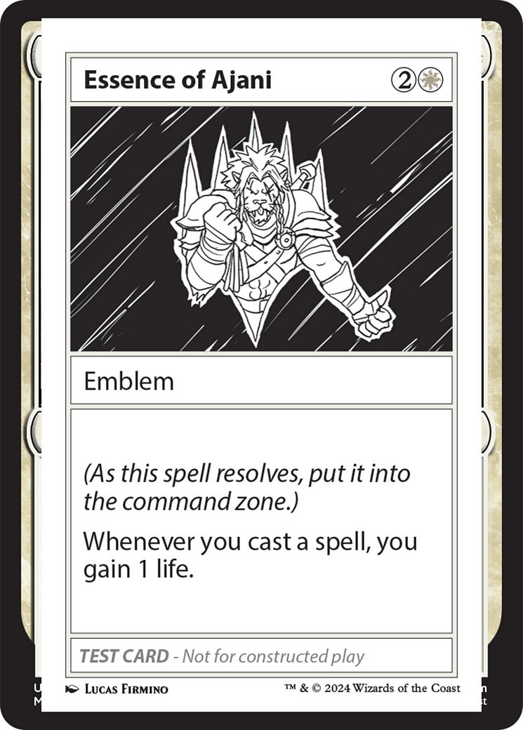 Essence of Ajani [Mystery Booster 2 Playtest Cards] | Clutch Gaming