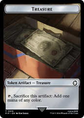 Treasure (0019) // Wasteland Survival Guide Double-Sided Token [Fallout Tokens] | Clutch Gaming