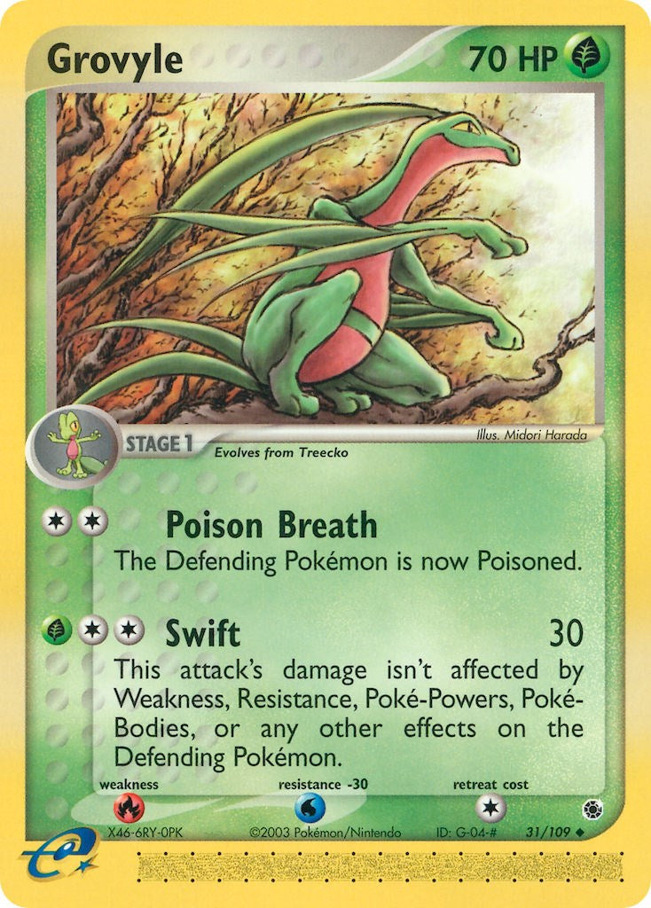 Grovyle (31/109) [EX: Ruby & Sapphire] | Clutch Gaming