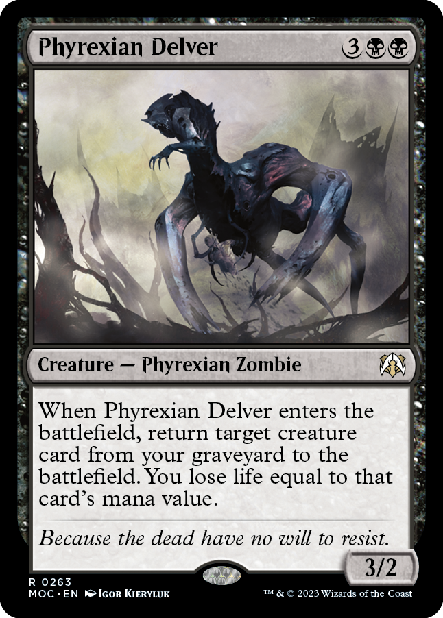 Phyrexian Delver [March of the Machine Commander] | Clutch Gaming