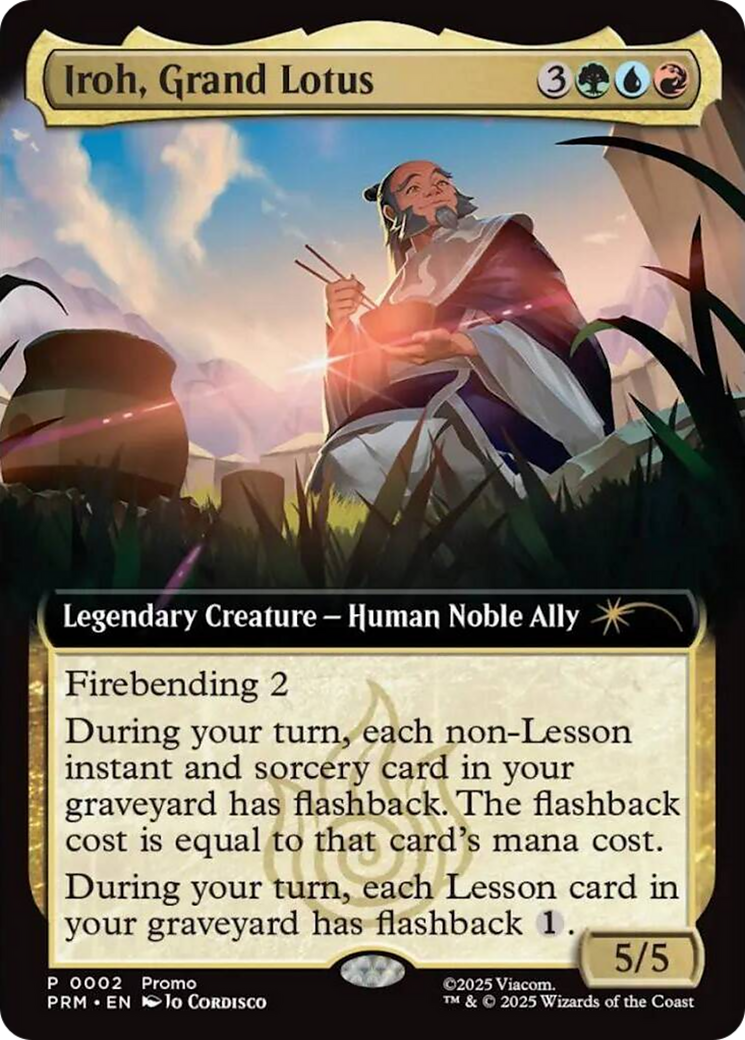 Iroh, Grand Lotus (Extended Art) [Avatar: The Last Airbender Promos] | Clutch Gaming