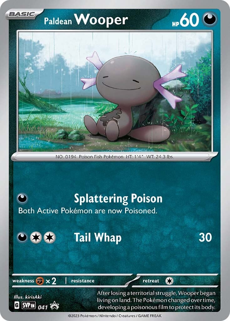 Paldean Wooper (041) [Scarlet & Violet: Black Star Promos] | Clutch Gaming