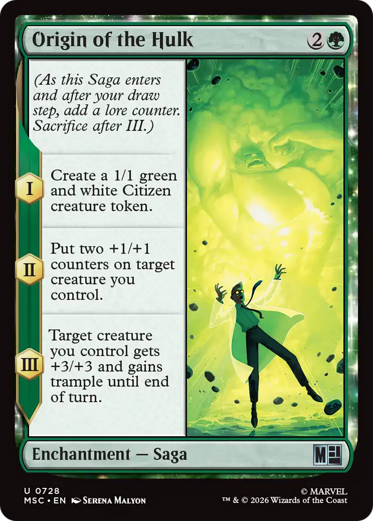 Origin of the Hulk [Marvel Super Heroes Commander] | Clutch Gaming