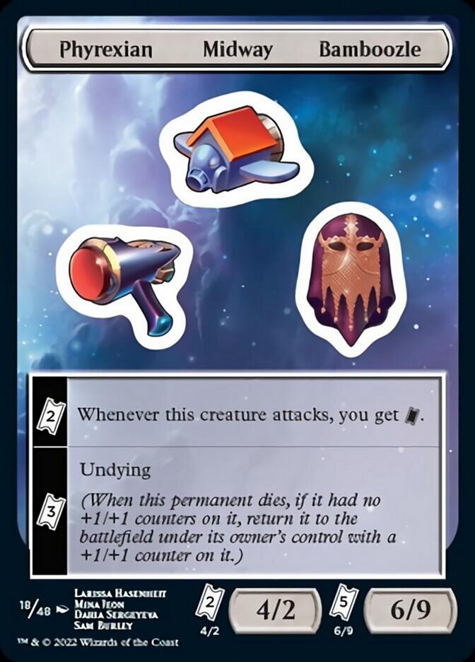 Phyrexian Midway Bamboozle [Unfinity Stickers] | Clutch Gaming