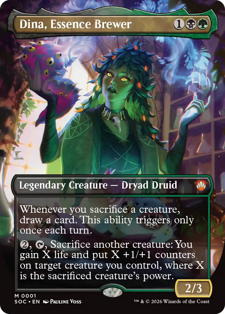 Dina, Essence Brewer (Borderless) [Secrets of Strixhaven Commander] | Clutch Gaming