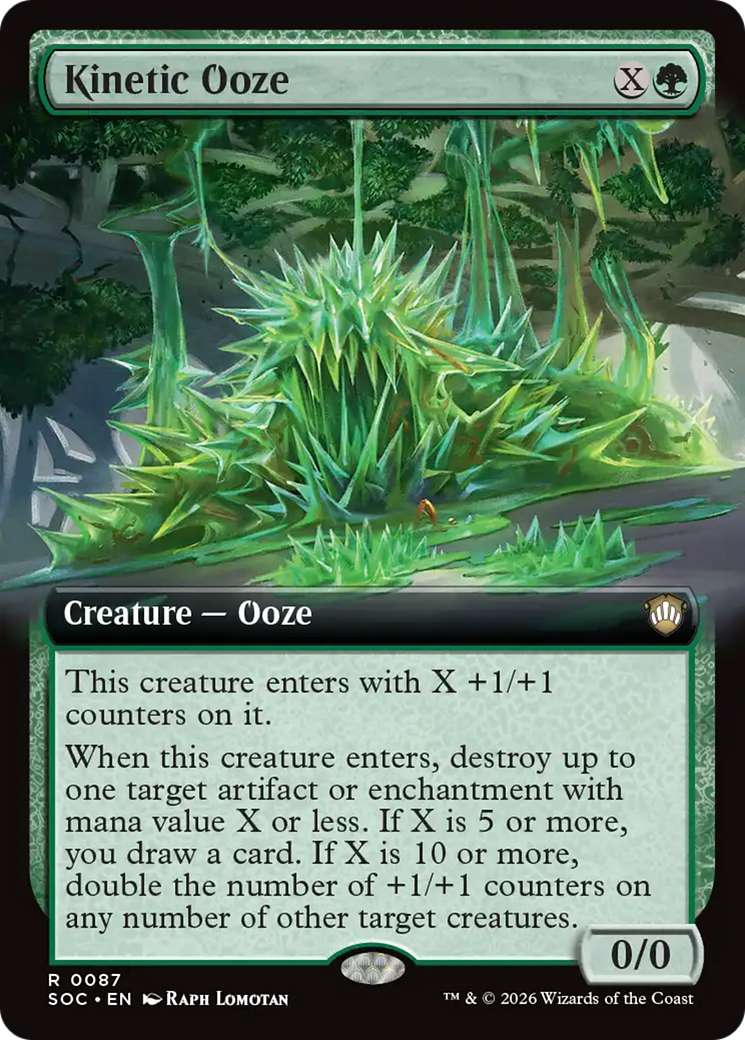 Kinetic Ooze (Extended Art) [Secrets of Strixhaven Commander] | Clutch Gaming