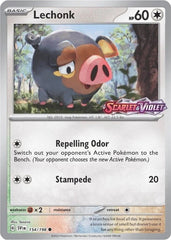 Lechonk (154/198) (Store Promo) [Scarlet & Violet: Base Set] | Clutch Gaming