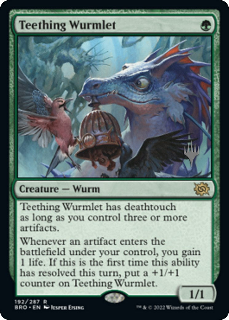 Teething Wurmlet (Promo Pack) [The Brothers' War Promos] | Clutch Gaming