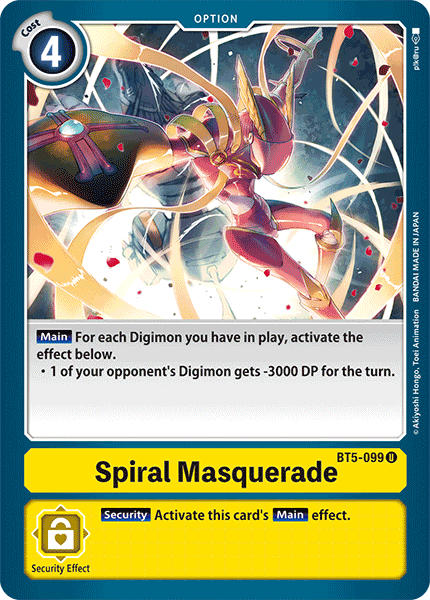 Spiral Masquerade [BT5-099] [Battle of Omni] | Clutch Gaming