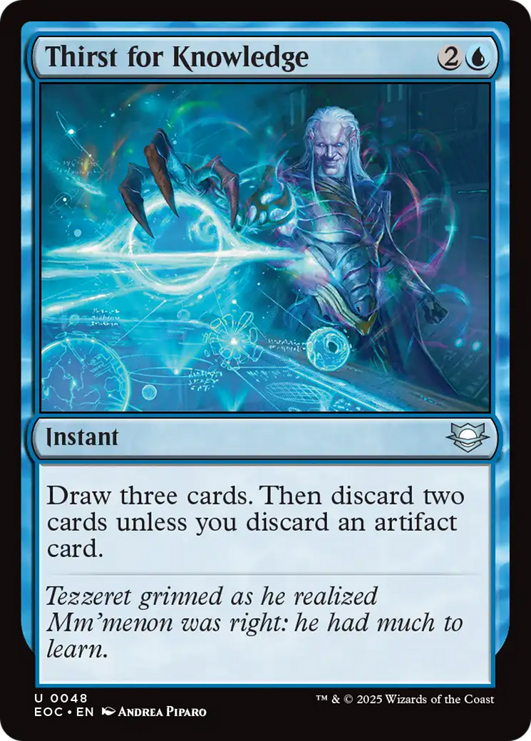 Thirst for Knowledge [Edge of Eternities Commander] | Clutch Gaming