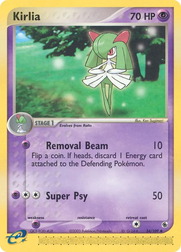 Kirlia (34/109) [EX: Ruby & Sapphire] | Clutch Gaming