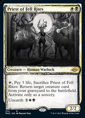 Priest of Fell Rites (Sketch) [Modern Horizons 2] | Clutch Gaming