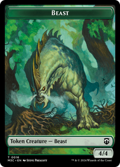 Elephant // Beast (0016) Double-Sided Token [Modern Horizons 3 Commander Tokens] | Clutch Gaming