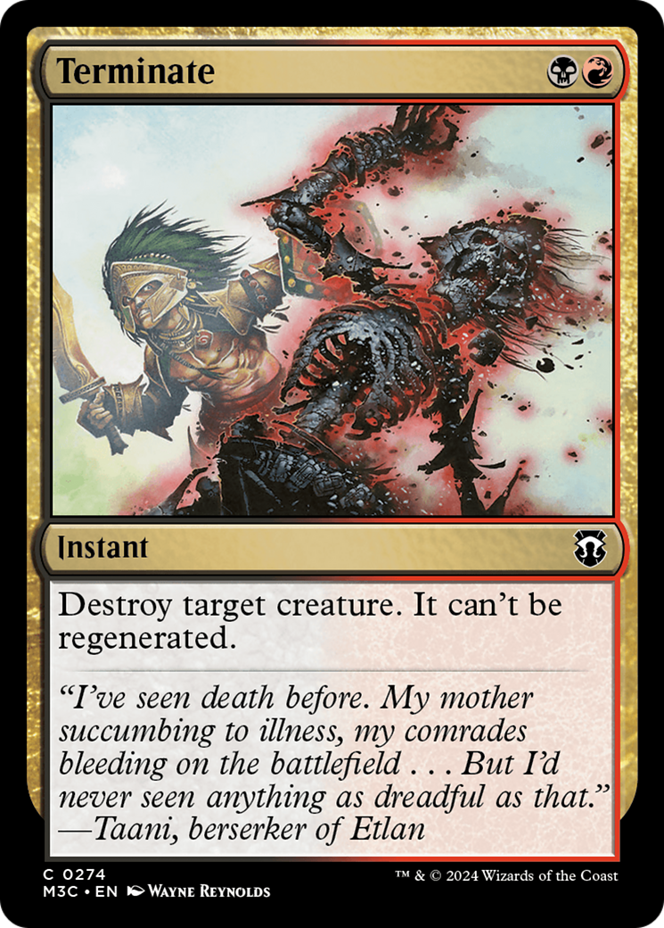 Terminate (Ripple Foil) [Modern Horizons 3 Commander] | Clutch Gaming