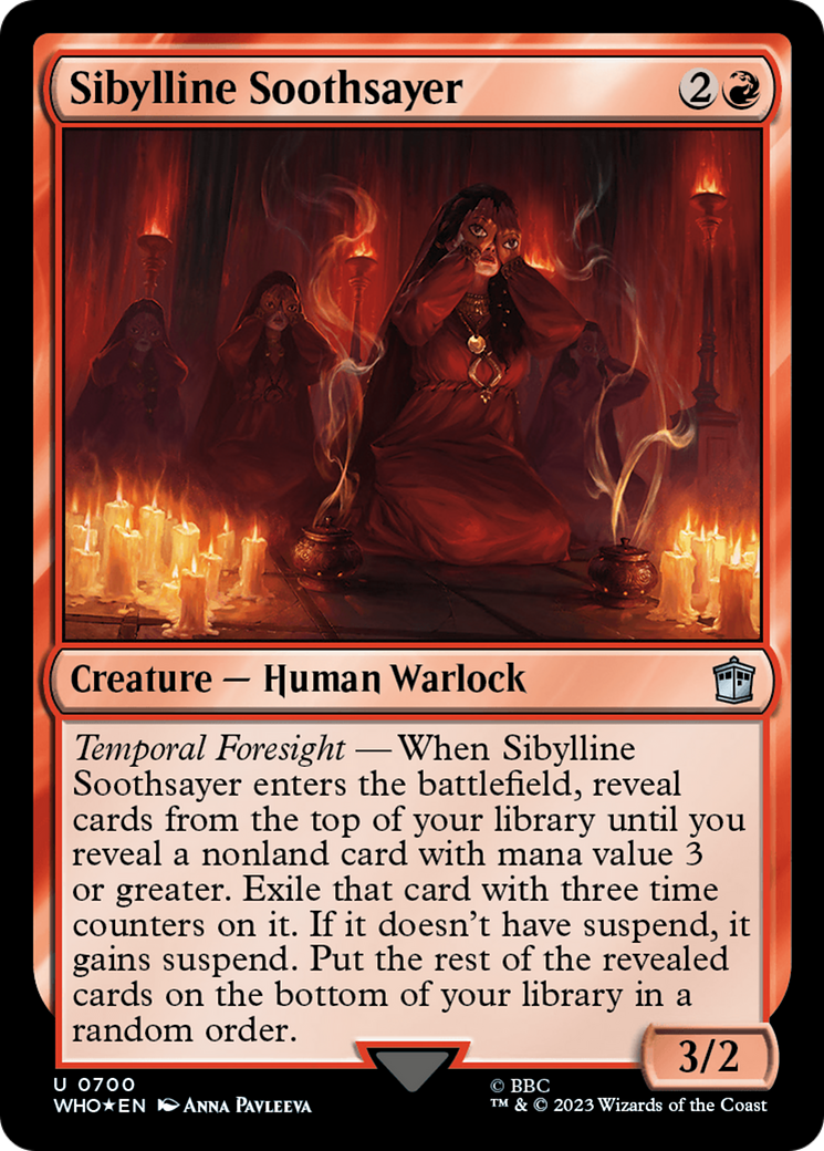 Sibylline Soothsayer (Surge Foil) [Doctor Who] | Clutch Gaming