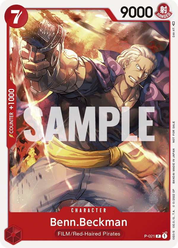 Benn.Beckman (One Piece Film Red) [One Piece Promotion Cards] | Clutch Gaming