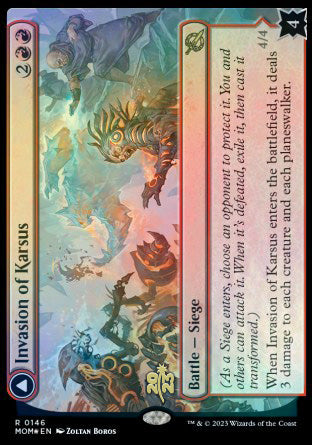 Invasion of Karsus // Refraction Elemental [March of the Machine Prerelease Promos] | Clutch Gaming