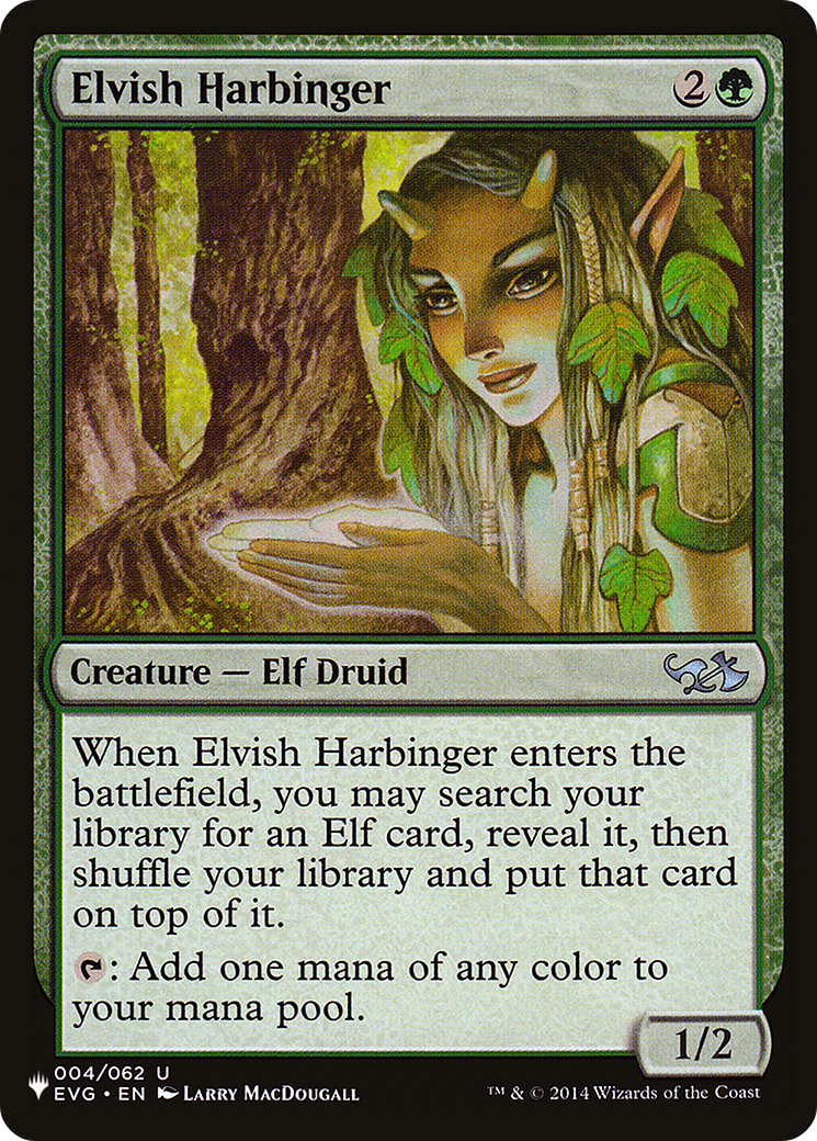 Elvish Harbinger [The List Reprints] | Clutch Gaming