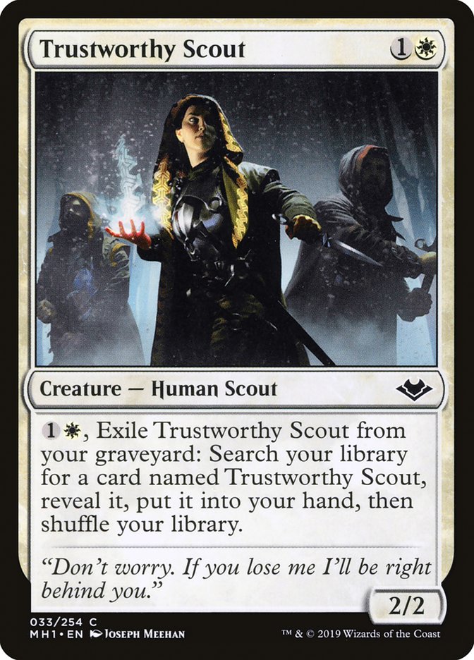 Trustworthy Scout [Modern Horizons] | Clutch Gaming