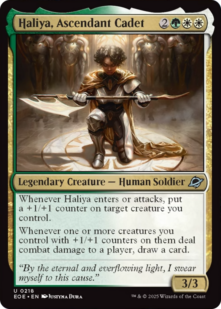 Haliya, Ascendant Cadet [Edge of Eternities] | Clutch Gaming