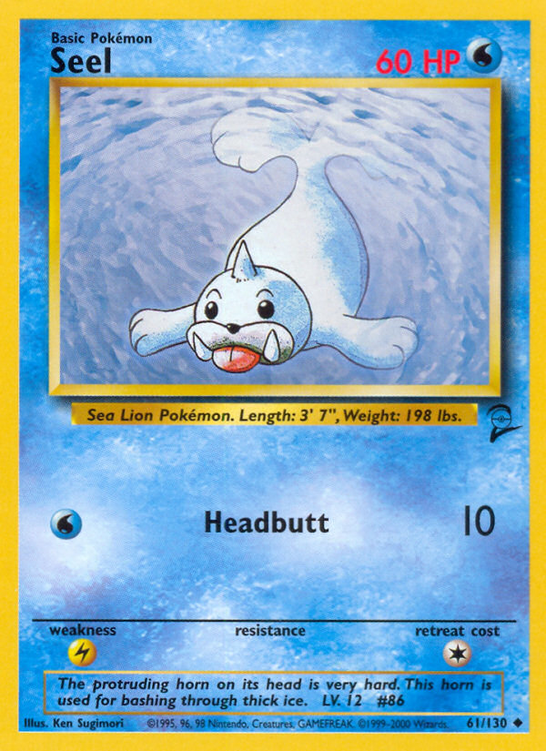 Seel (61/130) [Base Set 2] | Clutch Gaming