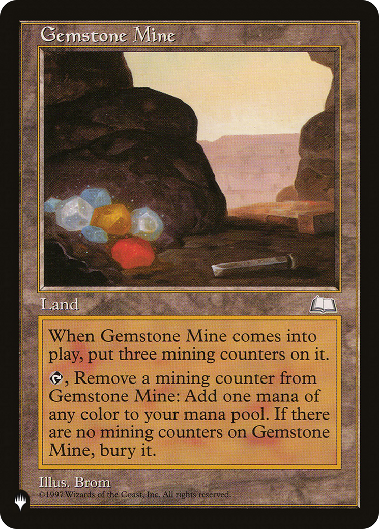 Gemstone Mine (WTH) [The List Reprints] | Clutch Gaming