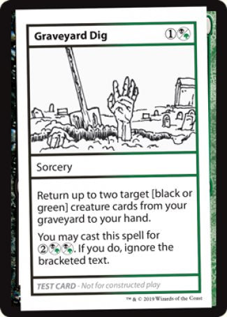 Graveyard Dig (2021 Edition) [Mystery Booster Playtest Cards] | Clutch Gaming