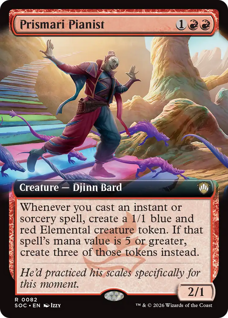 Prismari Pianist (Extended Art) [Secrets of Strixhaven Commander] | Clutch Gaming